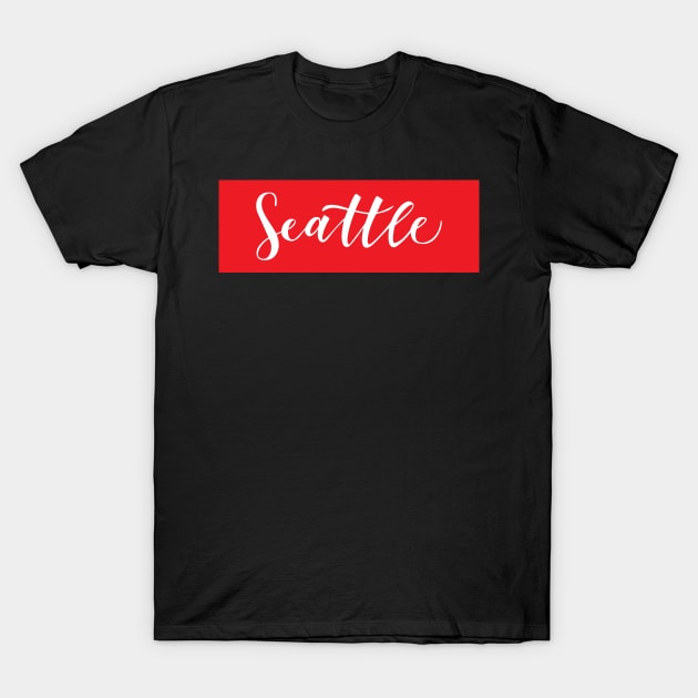 Seattle T-Shirt by ProjectX23Red